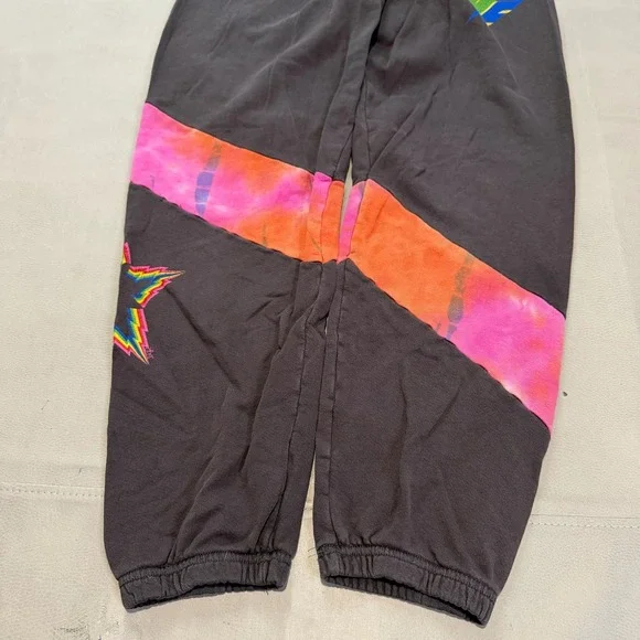 Lauren Moshi Y2K Grunge Sweatpant Women Gray Jogger Thunder Active Preppy-S-5115 - Picture 3 of 11